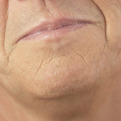 Man's mouth and chin