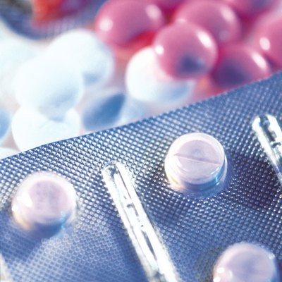 Pills in blister pack with other medications