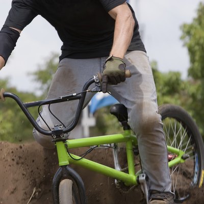 BMX Biker landing