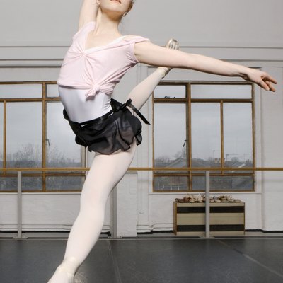 Leaping ballerina