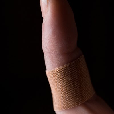 Bandage on finger