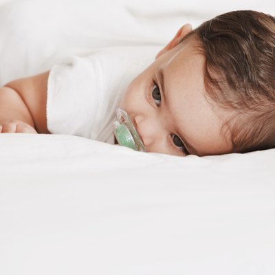 Baby lying down