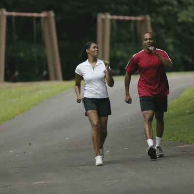 Couple walking