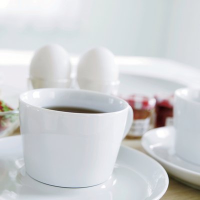 Breakfast with coffee