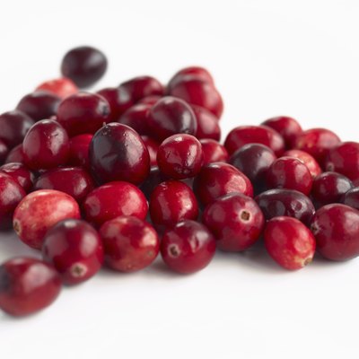 Cranberries, close up