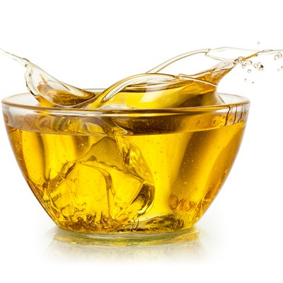 Cooking oil. Splash isolated on white. With clipping path.