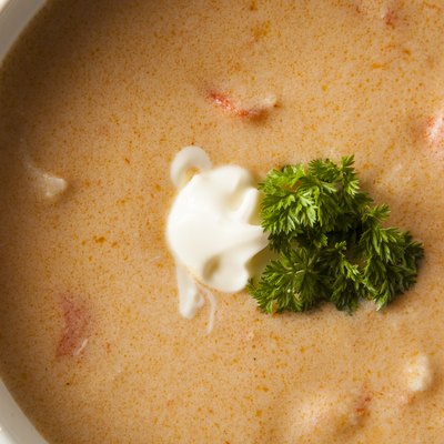 Homemade Lobster Bisque Soup