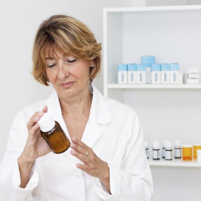 Pharmacist at work