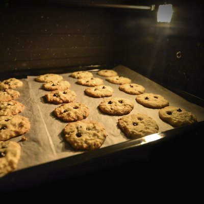 Chocolate Cookie in the Oven