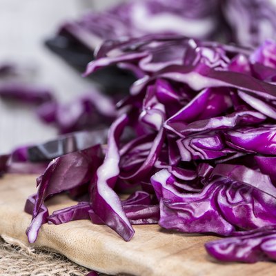 Portion of Red Coleslaw