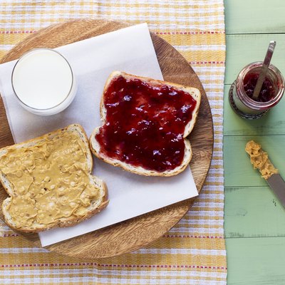 peanut butter and jelly sandwich