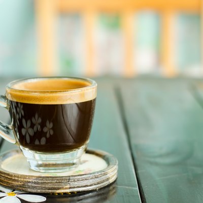 The cup of coffee
