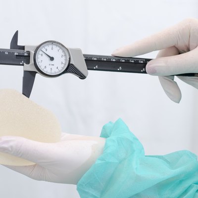 Silicone breast implant