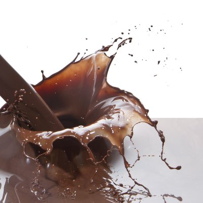 pouring chocolate