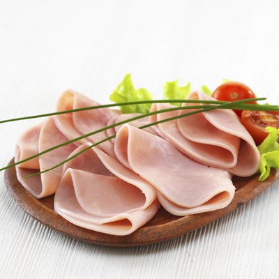 ham on plate