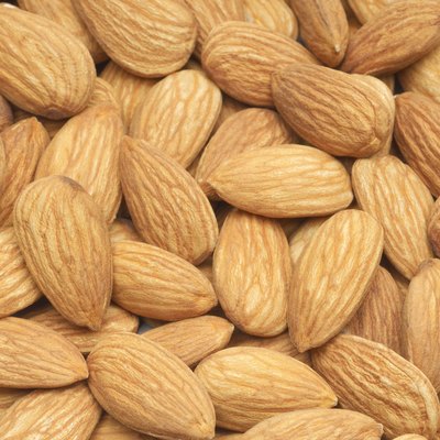 Almonds, close-up