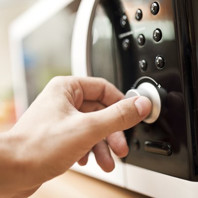Using microwave oven