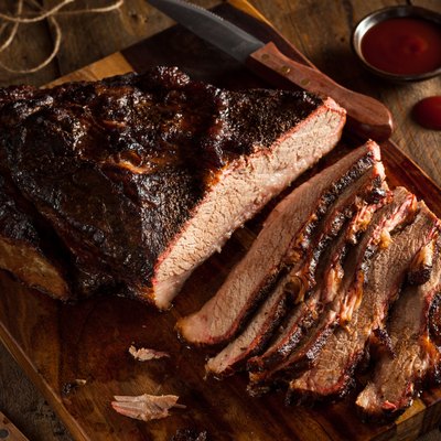 Homemade Smoked Barbecue Beef Brisket