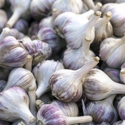 Garlic at a market