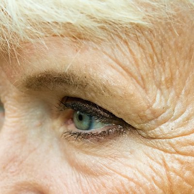 Eyes of old woman