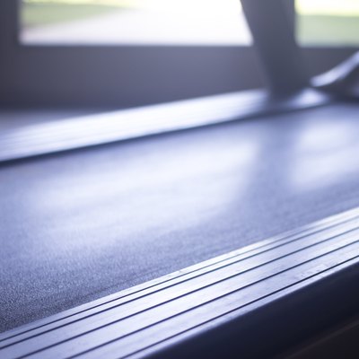 Running machine in sports health exercise club