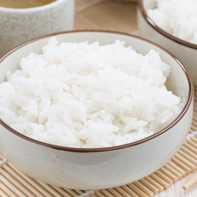 Chinese traditional steam white rice