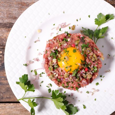 french gastronomy,steak tartare