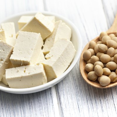 tofu and soy beans