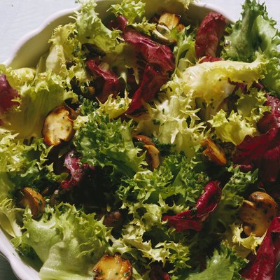 Green Salad with Mushrooms