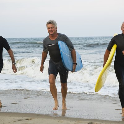 Men with surfboards