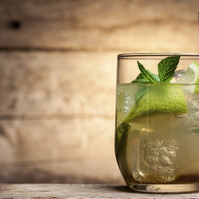 Isolated cocktail glass