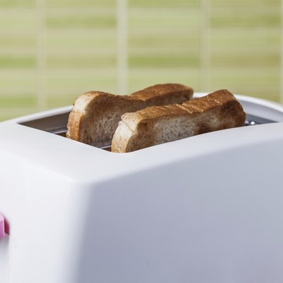 Toast and pink Toaster