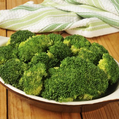 Steamed broccoli