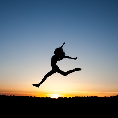 silhouette of female