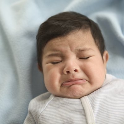 Baby boy crying