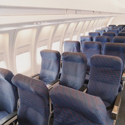 Rows of Empty Seats on a Plane