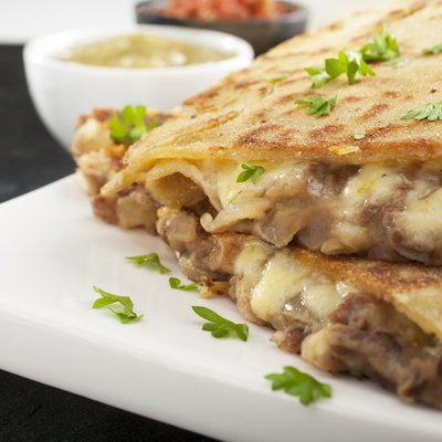 Quesadillas with Beans and Cheese