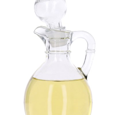 Vinegar in glass carafe