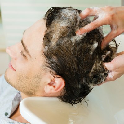 Man at the hairdresser