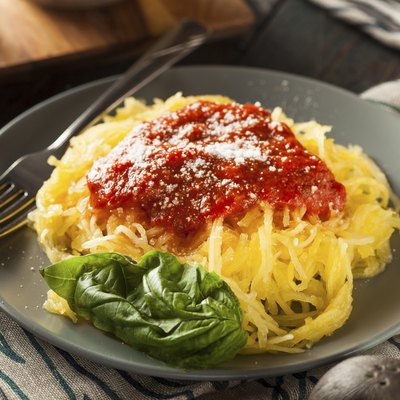 Homemade Cooked Spaghetti Squash Pasta