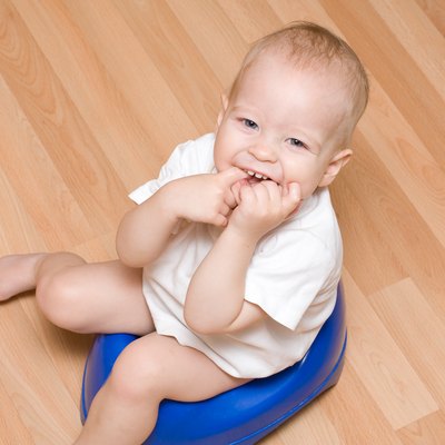 boy on potty
