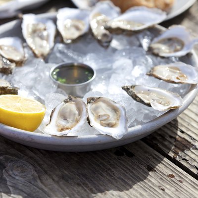 raw oysters