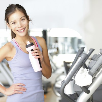Gym woman workout