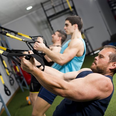 Real people training crossfit
