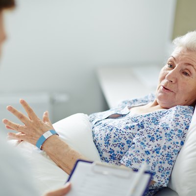 Patient in bed