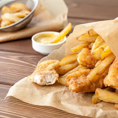 Fish and chips fast food