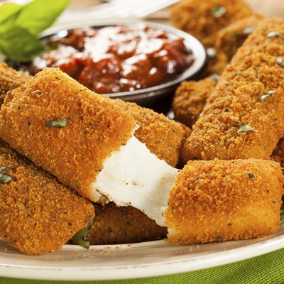 Homemade Fried Mozzarella Sticks