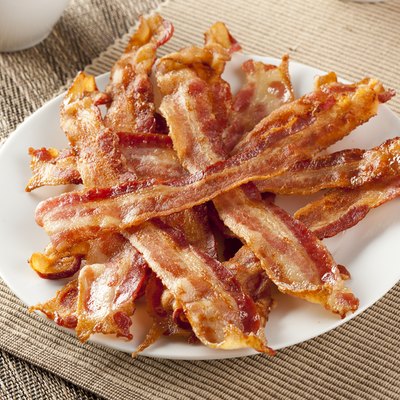 Cooked Greasy Bacon