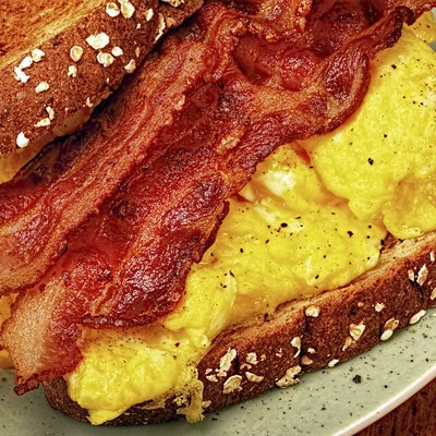 Bacon and Egg Sandwich.