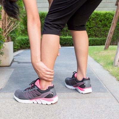 Ankle sprain while jogging or running